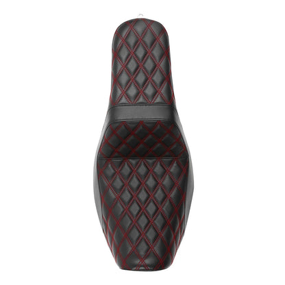 Breathable Driver Passenger Seat for Harley Dyna Low Rider Fat Bob (2006-2017)