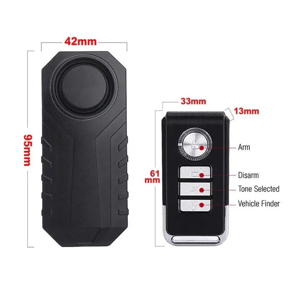 Bicycle Alarm Anti-Theft System for Bike, Motorcycle, Car, Vehicles