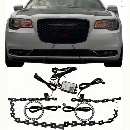 Multicolor LED DRL Boards w/ Halo Rings for Chrysler 300C (2005-2010)