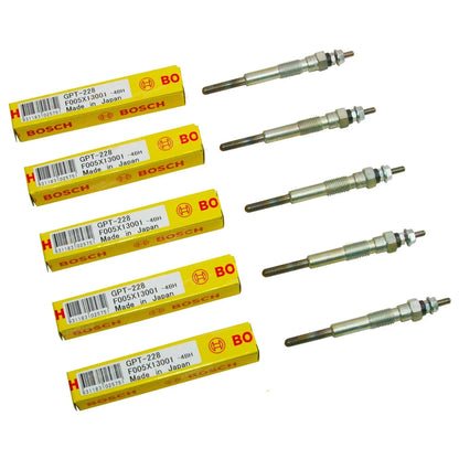 Glow Plugs 5 x 24V for Landcruiser PZJ70 5cyl 1PZ 3.5L