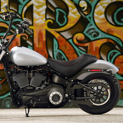 Solo Driver Seat for Harley Softail Heritage Classic Street Bob (2018-2023)