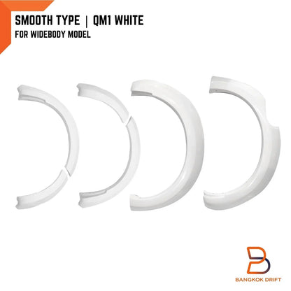 White Wheel Arch Flare Guard for Nissan Navara NP300 D23 ST-X (2015-2019)