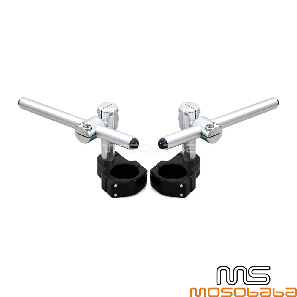 7/8'' Adjustable Clip-On Handlebar Kit for Universal Motorcycle