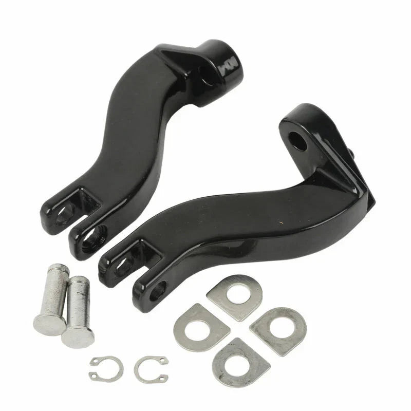 Rear Passenger Foot Pegs Mount Kit for Harley Touring Electra Glide (1993-2024)