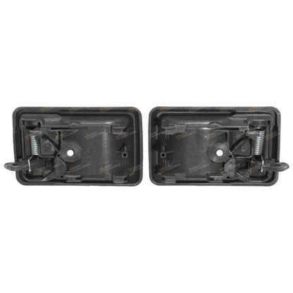 LH+RH Inner Grey Door Handles / Pair / Toyota Hilux 4Runner Surf (1988–1997)