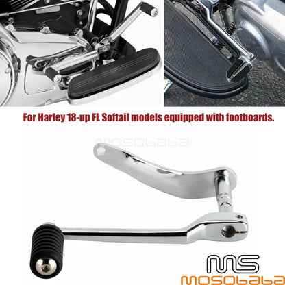 Chrome Heel Shifter Peg Lever for Harley Softail FL Slim FLSL S 2018-2022