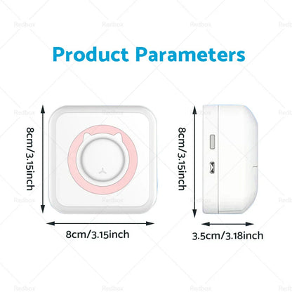 Inkless Photo Paper for Pocket Thermal Printer - Wireless Bluetooth