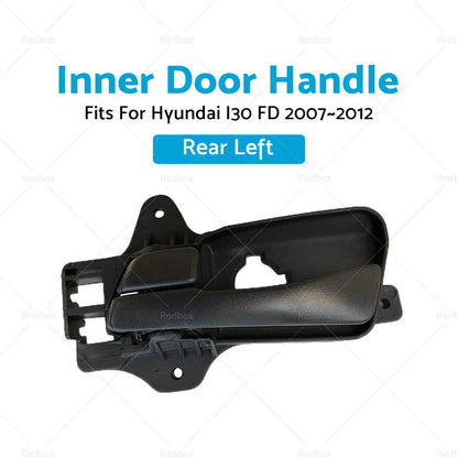 Rear Left Inner Door Handle LH for Hyundai I30 (2007-2012) Black