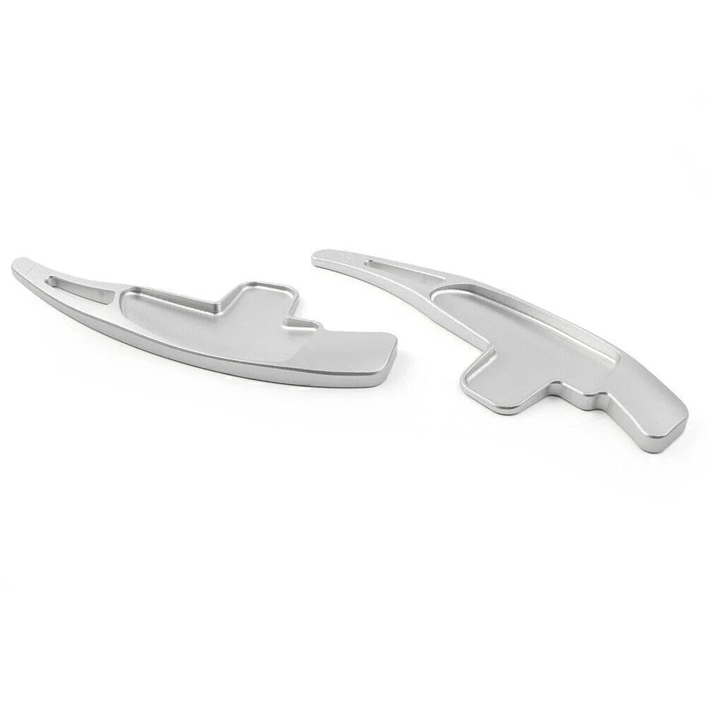 Silver Steering Wheel Shift Paddle Extensions for Mercedes Benz
