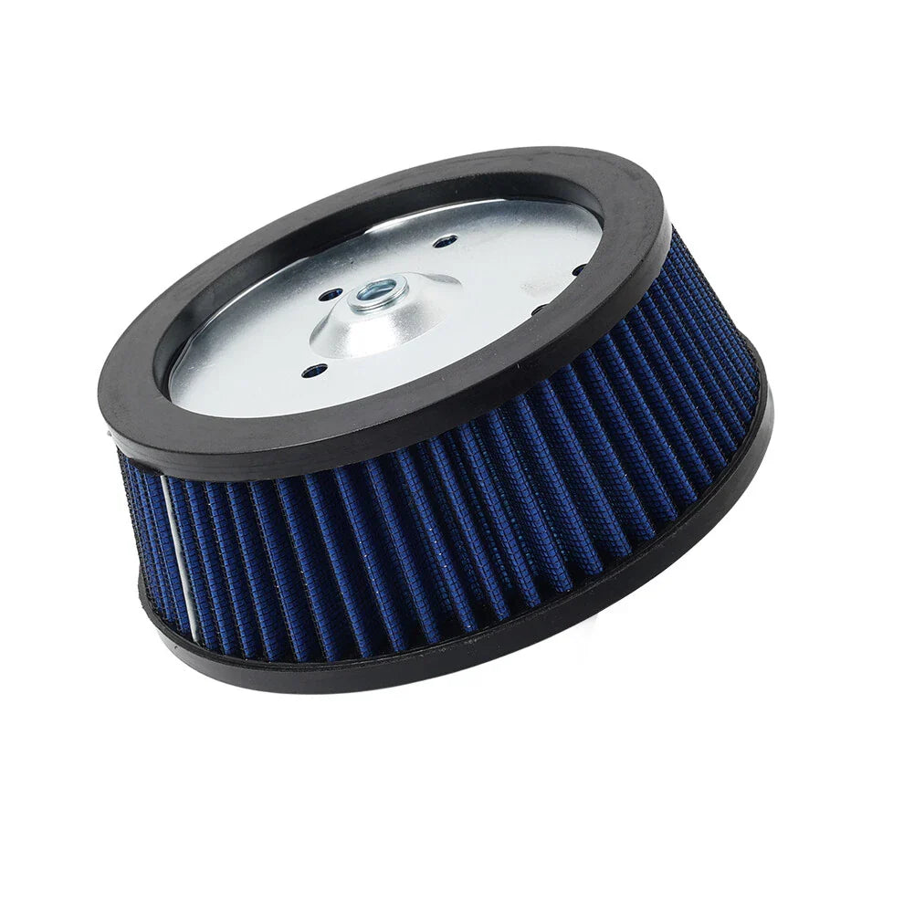 Blue Air Cleaner Filter for Harley Dyna, Softail, Touring (1999-2017)
