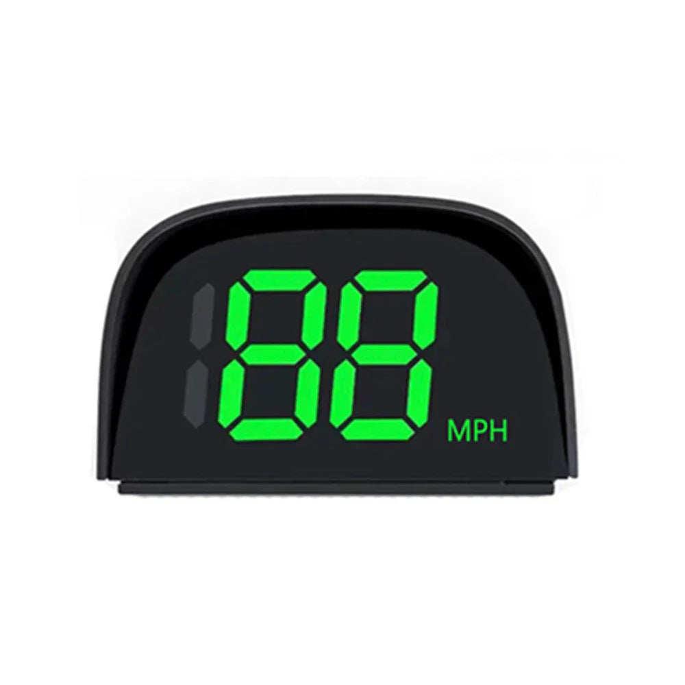 Digital HUD GPS Head-Up Display Speedometer for Car - MPH Green