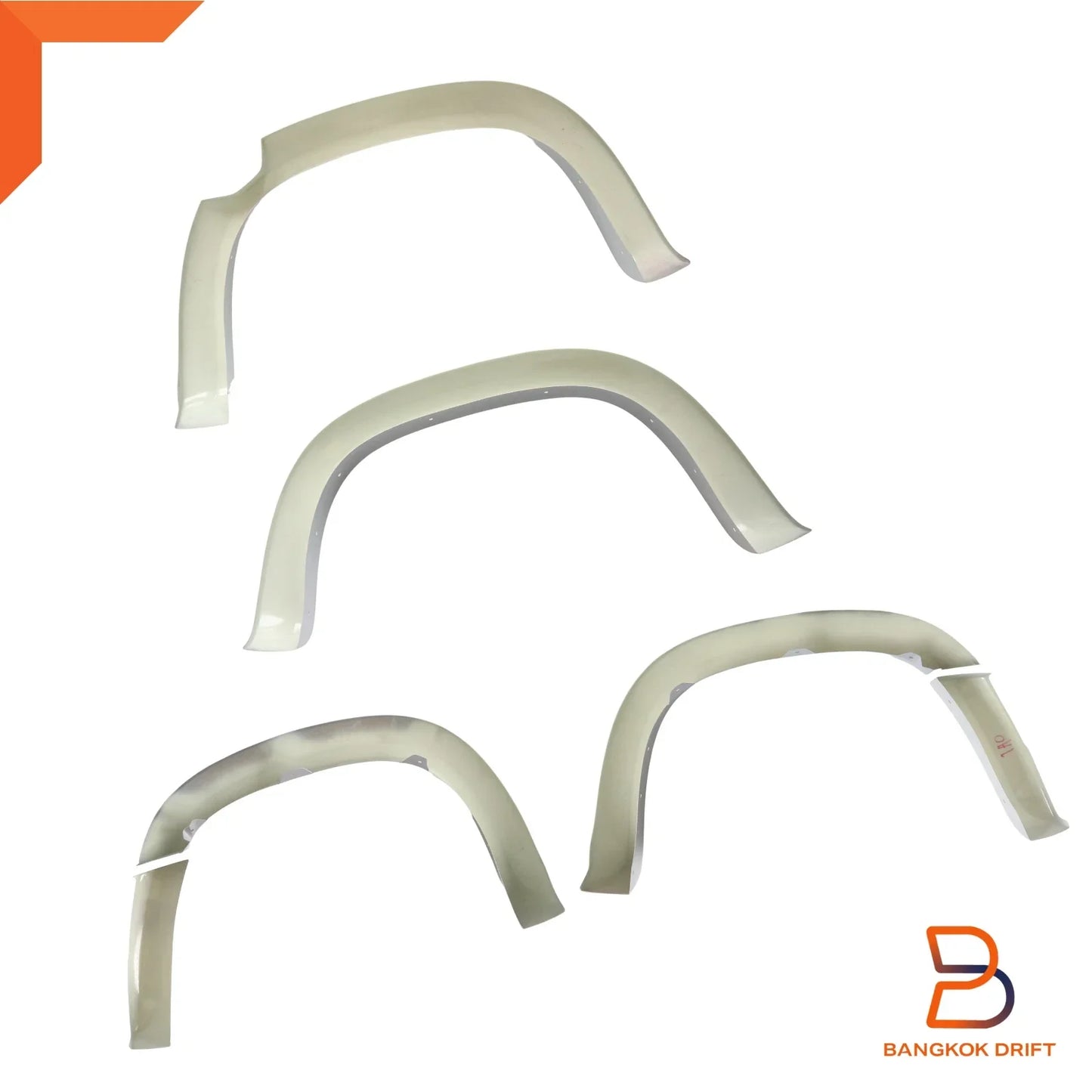 Silver Fender Flare Wheel Arch for Toyota Hilux LN167 LN147 (1997-2005)