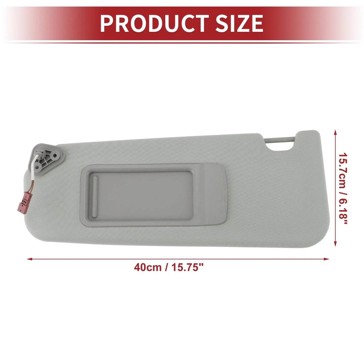 Left Sun Visor for BMW 3 Series E90 E91 (2005-2013) with Mirror