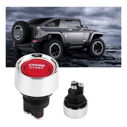 12-24V Red LED Push Button Engine Start Switch for Car SUV Universal