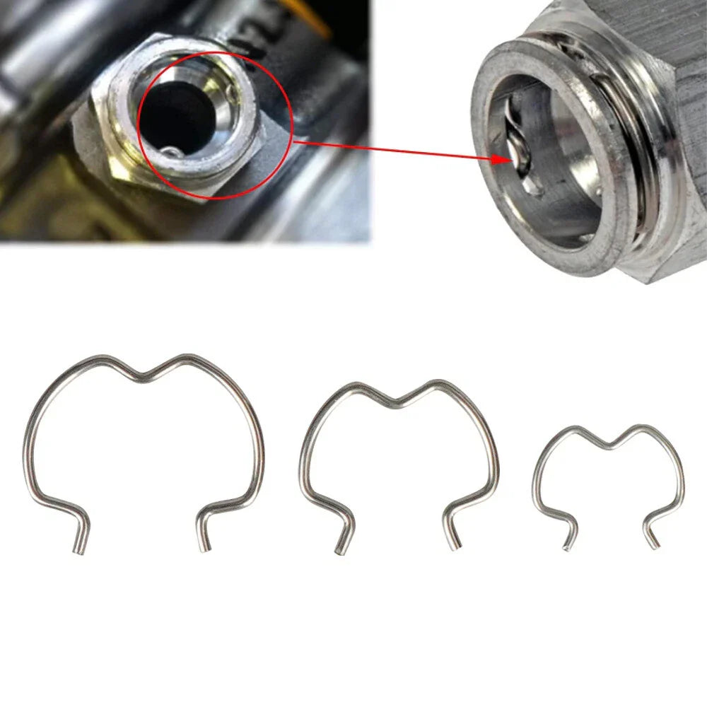 18 Pcs Quick Connector Clips 3/8" 1/2" 5/8" for Transmission Cooler Line