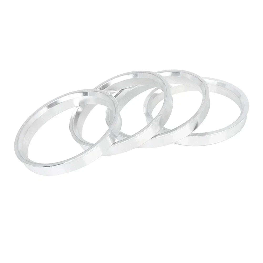 4pcs 67.1–60.1 mm Aluminium Hub Centric Rings Wheel Bore Spacer