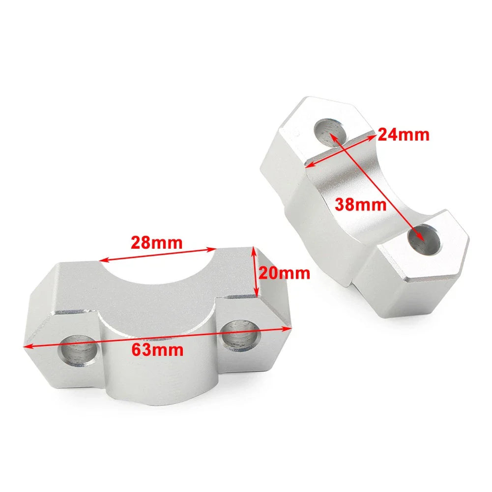 CNC 28mm Riser Handlebar Clip Adapter for BMW F 850 GS (2018-2020)