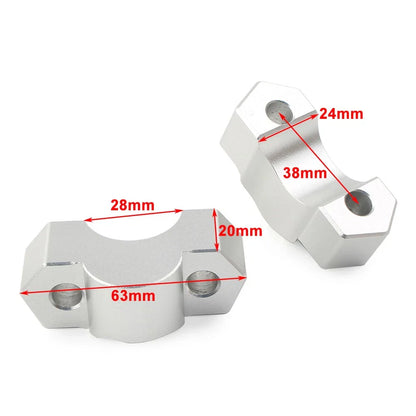 CNC 28mm Riser Handlebar Clip Adapter for BMW F 850 GS (2018-2020)