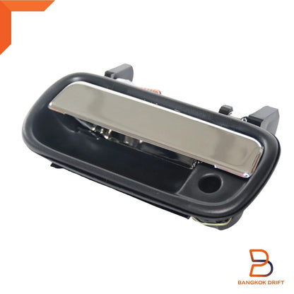 Chrome Front Outer Door Handle Pair for Toyota Hilux 4Runner (1988-1997)