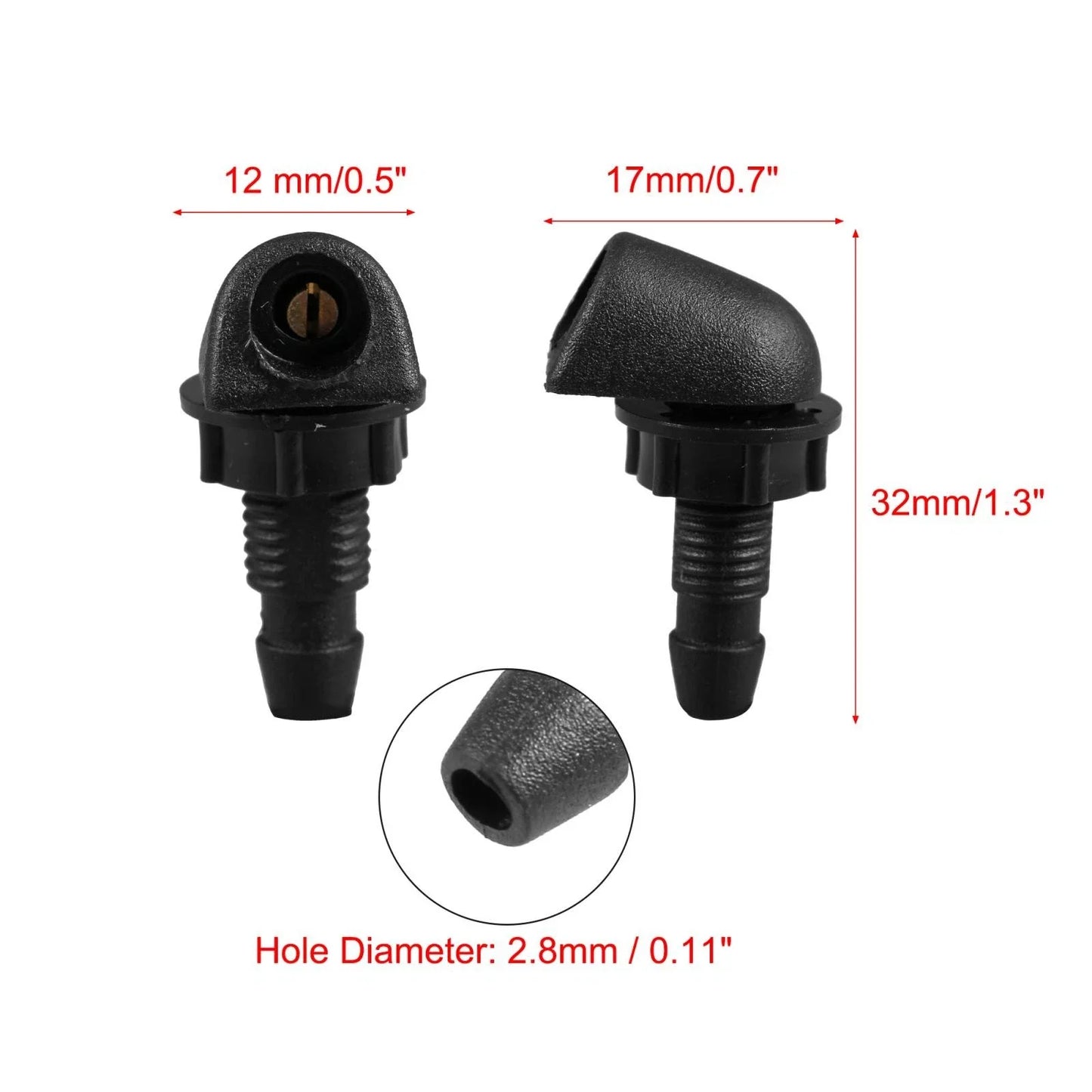 Plastic Window Windshield Washer Spray Nozzle for BMW