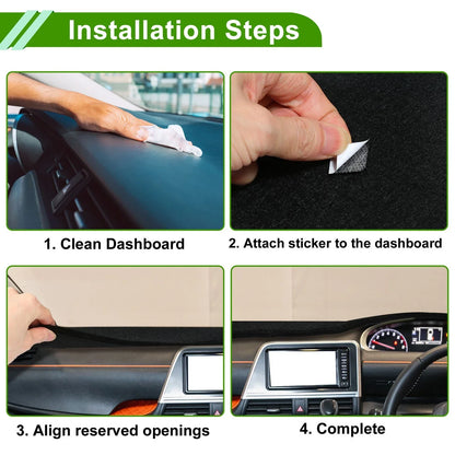 Dashboard Cover Mat for Lexus RX350 (2016-2019) - Brown Dash Carpet