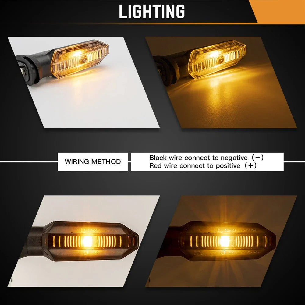 LED Turn Signal Indicator Light 250L/250 ABS Cover Amber Clear
