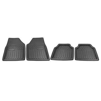 4 Pcs Universal Front Rear Heel Pad Carpet Floor Mats for Car Truck