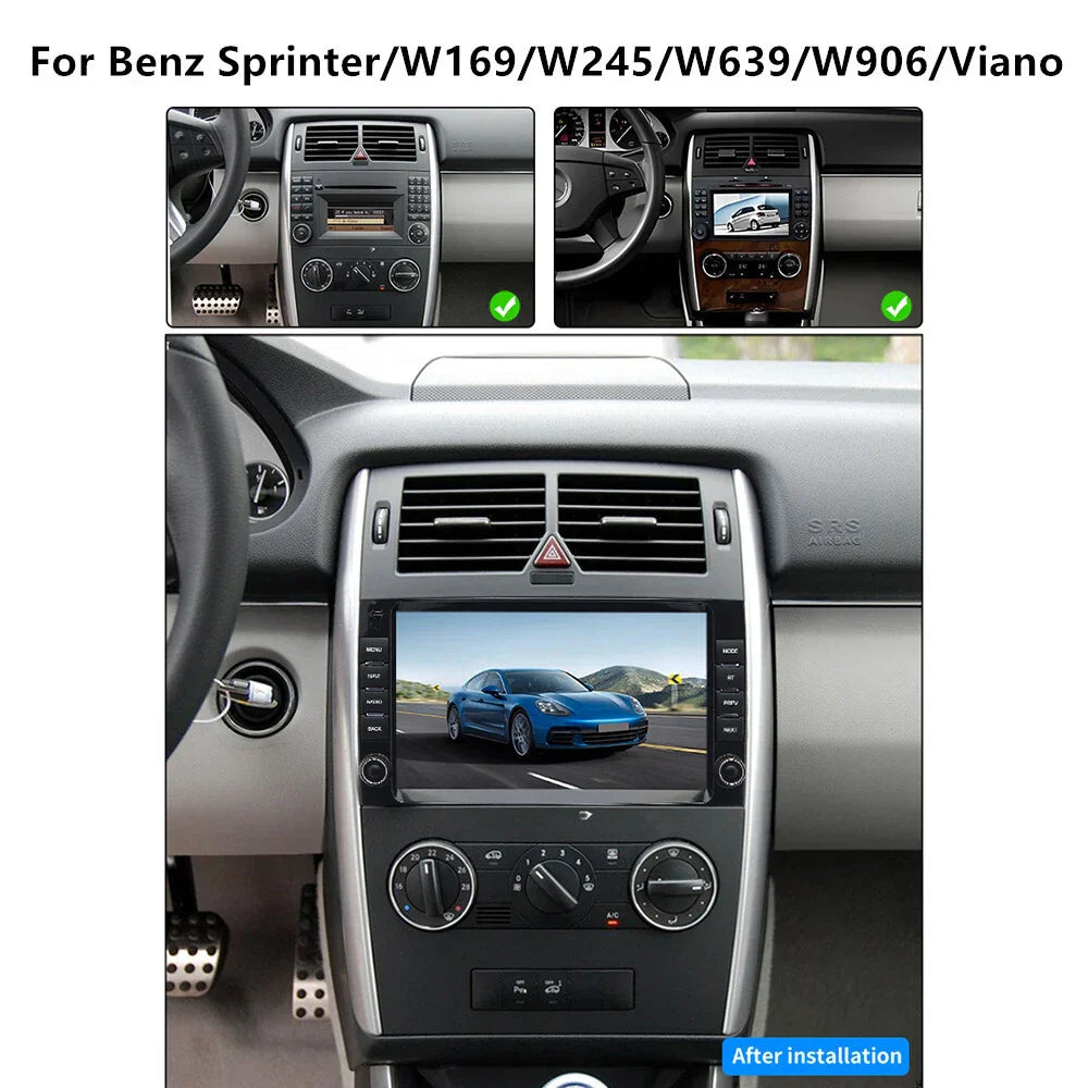9'' Car Stereo Radio GPS for Benz Sprinter W169 W245 W639 W906 Viano (2006-2018)