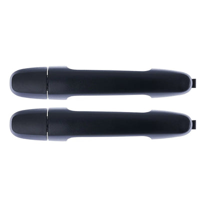 Door Handle Outer Set 2 Textured Black REAR LH+RH for Toyota Hilux (2005–2015)