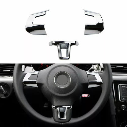 Car Steering Wheel Sticker Cover for Golf 6 MK6 MK5