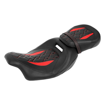 Rider & Passenger Seat for Harley CVO Road Street Glide (2009-2023) Black