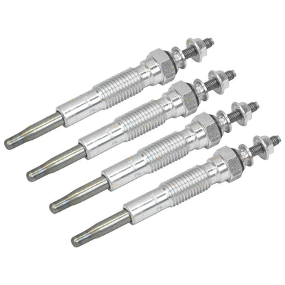 4x Etecno Glow Plugs for Mazda E2200 E 2.2L R2 Diesel Engine (1984-1997)