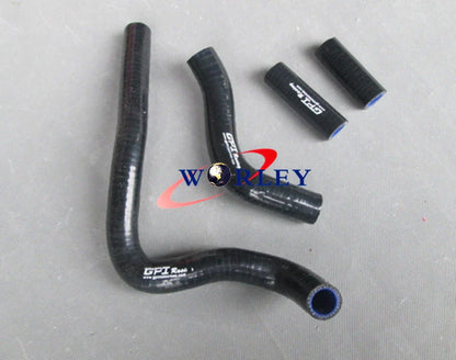 Silicone Radiator Hose Kit for Kawasaki KX 250 2004-2007 - Green