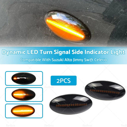 Dynamic LED Turn Signal Side Indicator Lamp for Suzuki Alto, Jimny, Swift (2004-2023)