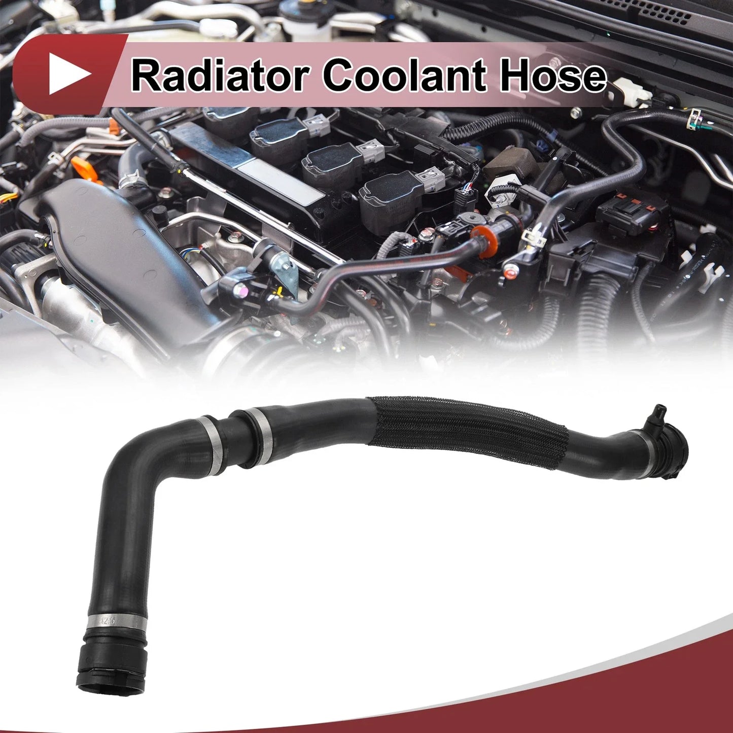 Radiator Coolant Hose for BMW 230i 320i 330i 430i Rubber Black