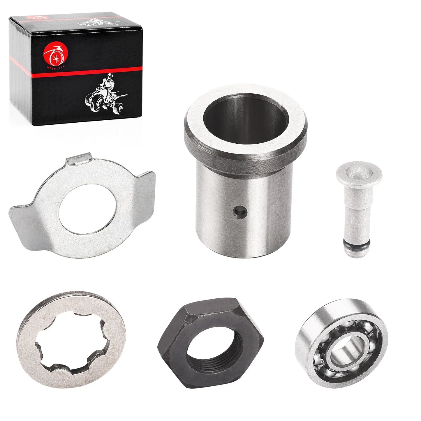 LOCK WASHER & Nut Clutch Bearing Push Plate for YAMAHA Warrior 350 (1987–2004)