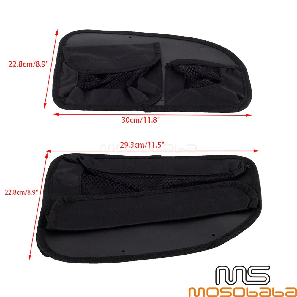 Trunk Lid Organizer Bag for Honda Goldwing GL1800 (2018-2023) Black