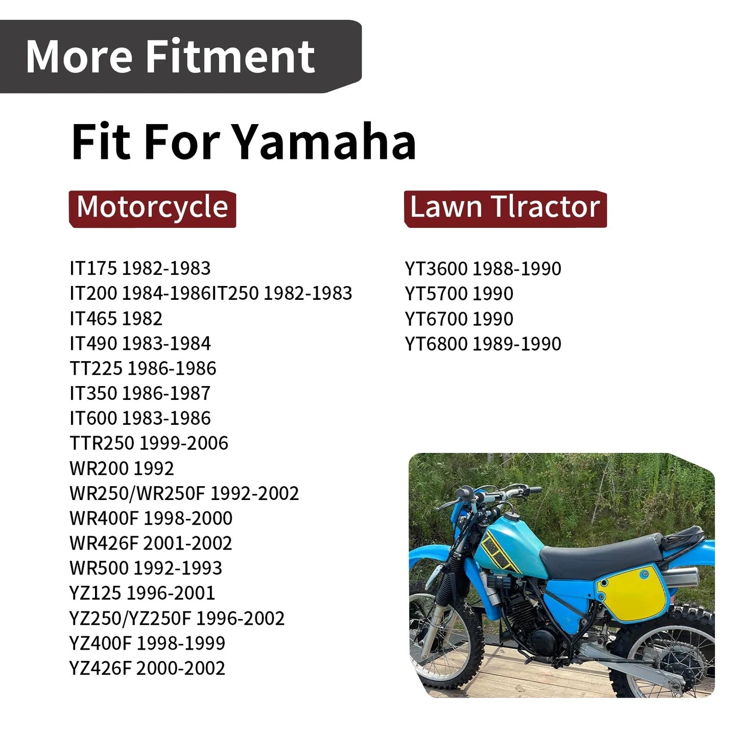 Fuel Cap for Yamaha IT bikes
