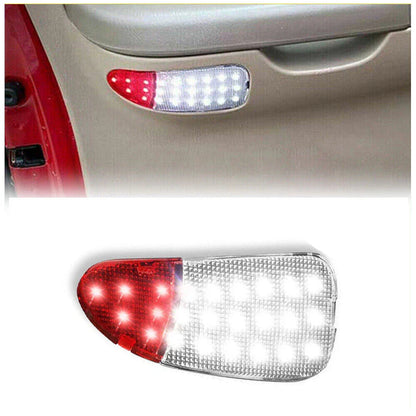 LED Door Panel Light Courtesy Lamp Red+White for Ford F-150 F-250 (1997-2023)