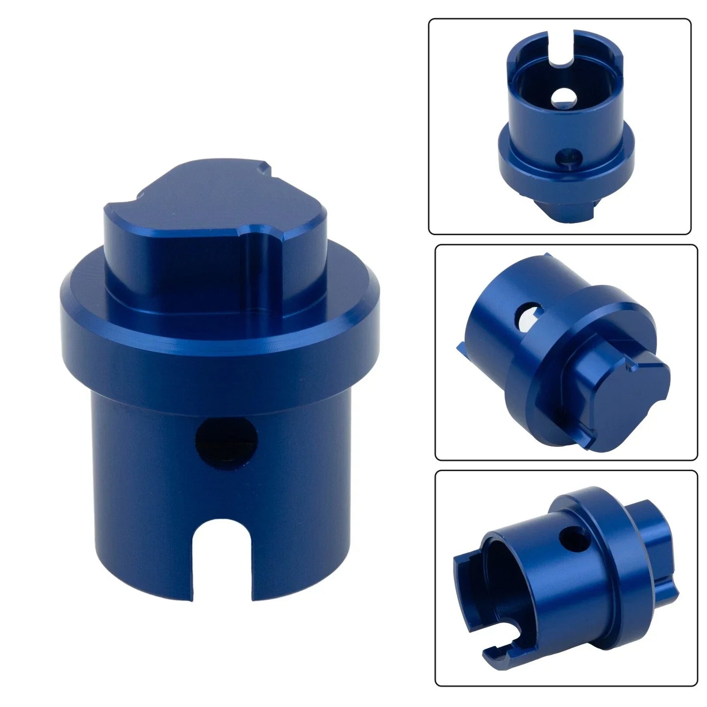 2-in-1 Oil Filler Cap Wrench Coil Pack Removal Tool Blue for R1200GS R1200RT