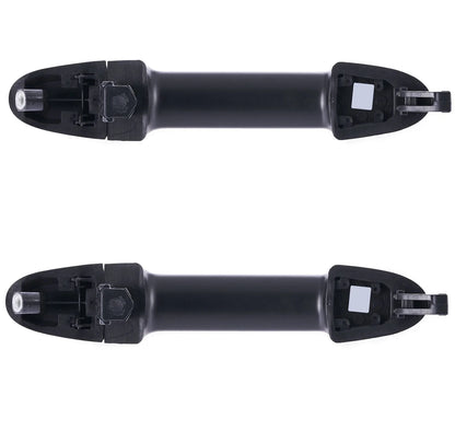 2pcs Rear LH+RH Black Outer Door Handle for Hyundai Santa Fe CM (2005–2012)