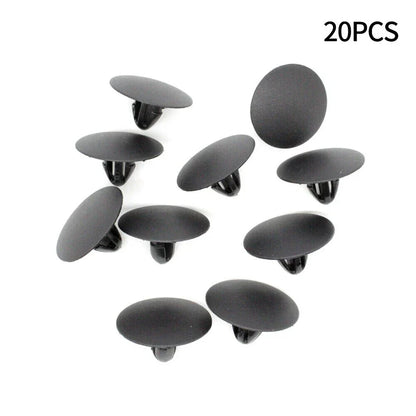 20 x Black Nylon Clips