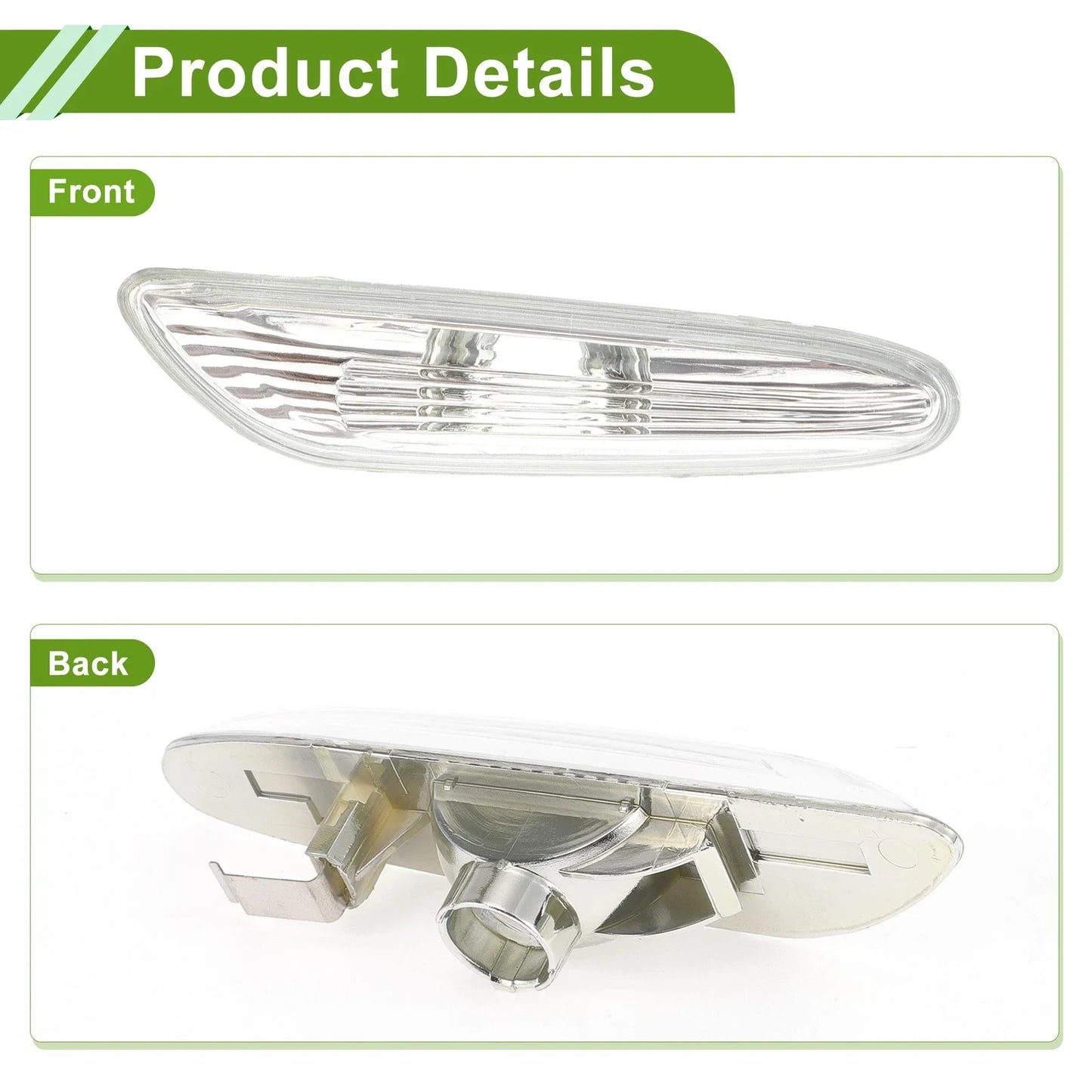 1 Pc Left Side Marker Light Cover for BMW 3 Series E90 (2006 - 2010)