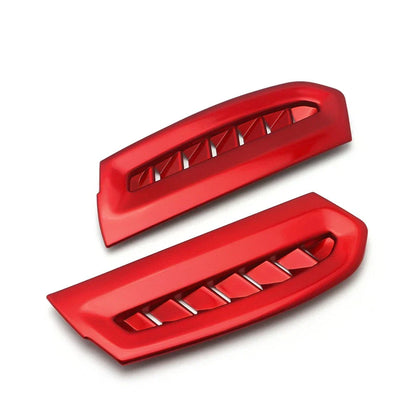 Interior ABS Red Side Air Vent Outlet Covers for Toyota Camry (2018-2024)