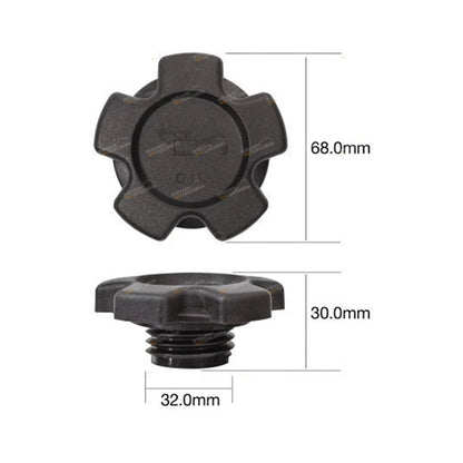Engine Oil Filler Cap 2.0L 4 Cyl for Datsun 200B (1977-1982)