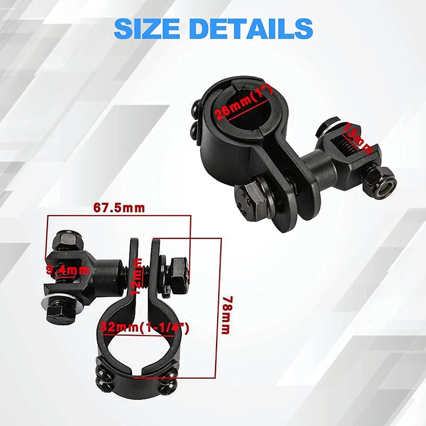 Engine Guard Clamp On Highway Foot Pegs for Harley Davidson