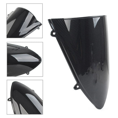 Black Carbon Fiber Windshield for Kawasaki Ninja 250 250R EX250 (2008-2012)