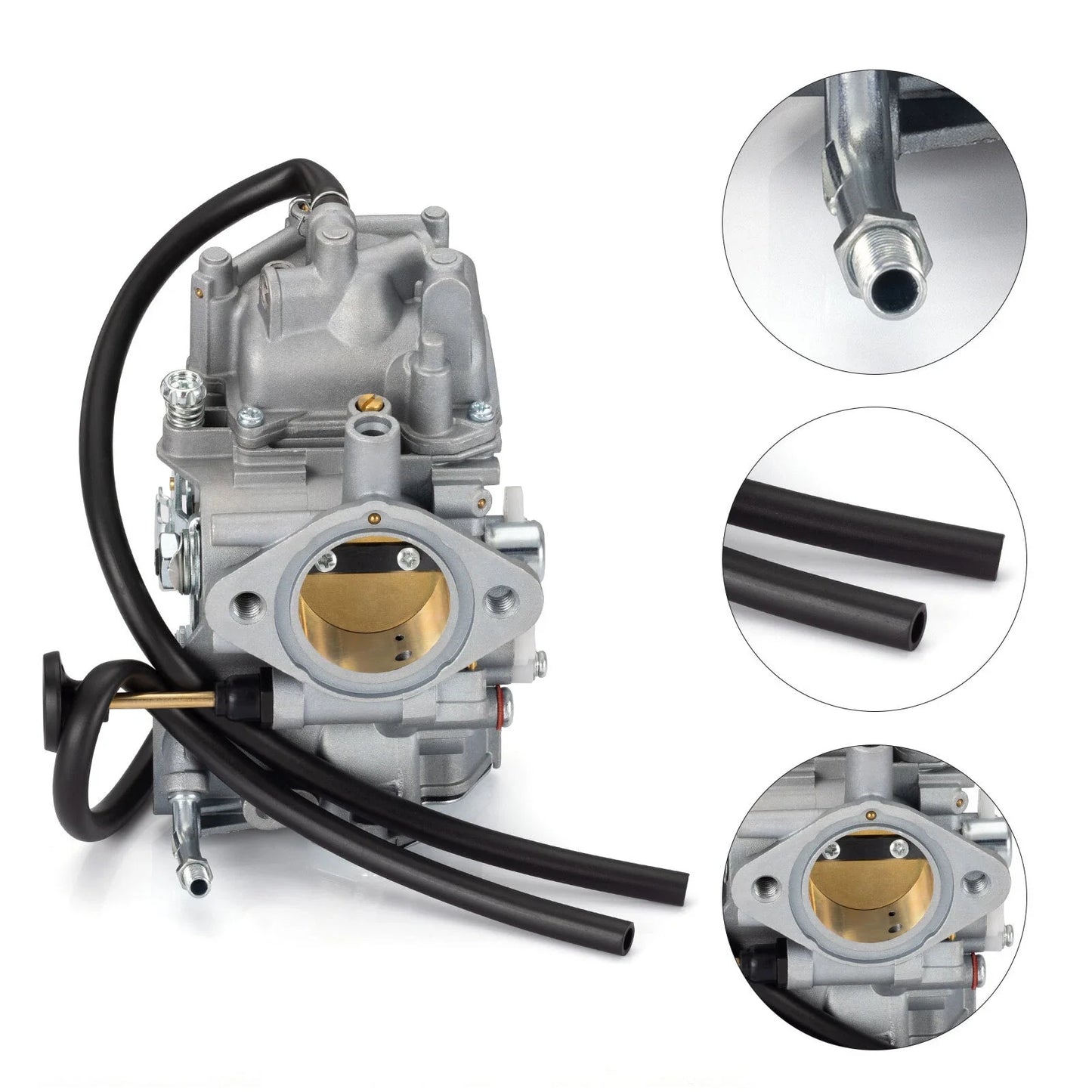 Carburetor & Intake Boot Joint & Air Cleaner for Yamaha Warrior 350 (1987–2006)