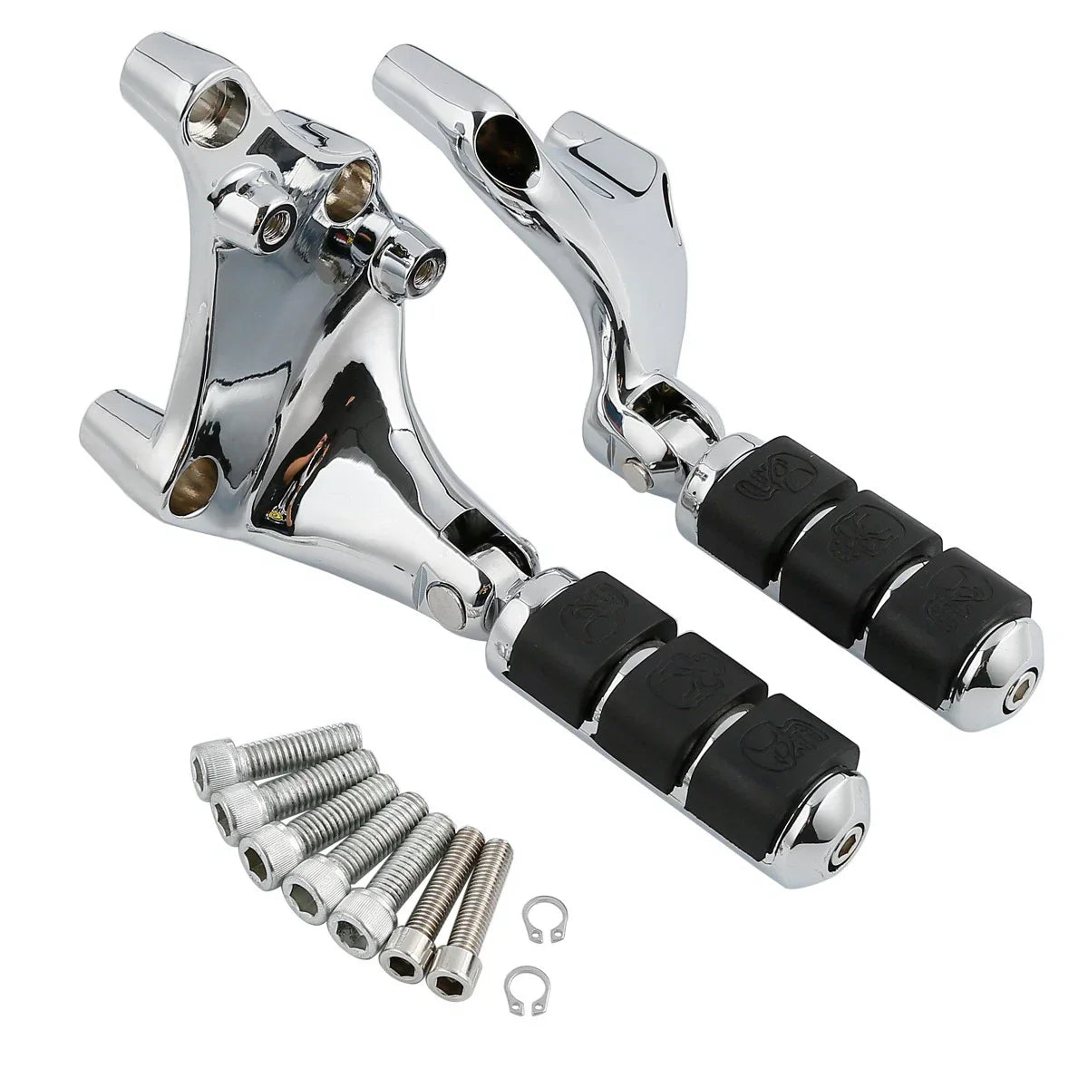 Chrome Passenger Footpeg Mount Bracket for Harley Sportster (2014-2022)