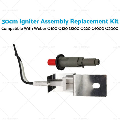 30cm Igniter Assembly for Weber Q100 Q120 Q200 Q220 Q1000 Q2000